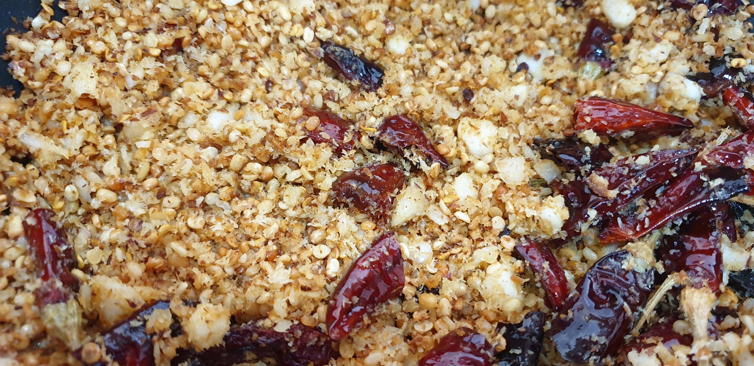 Till coconut turns golden brown